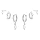 Felicity Earring Set - Silver - Earrings
