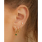 Felicity Gold Huggie Earrings - Earrings