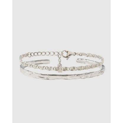 Fireball Bracelet Stack - Silver - Bracelets