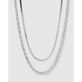 Firefly Necklace Stack - Silver - Necklaces