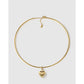 Flame Gold Charm Necklace - Necklaces