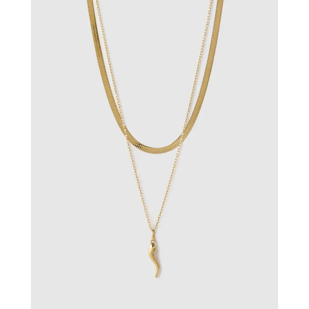 Fortune Necklace Stack - Gold - Necklaces