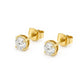 Frankie Stud Earrings - Gold - Earrings