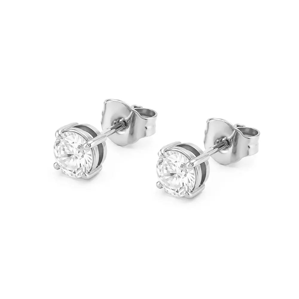 Frankie Stud Earrings - Silver - Earrings