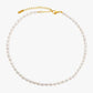 Freshwater Pearl Choker - Gold - Necklaces