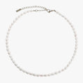 Freshwater Pearl Choker - Silver - Necklaces
