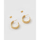 Gabriella Gold Hoop Earrings - Earrings
