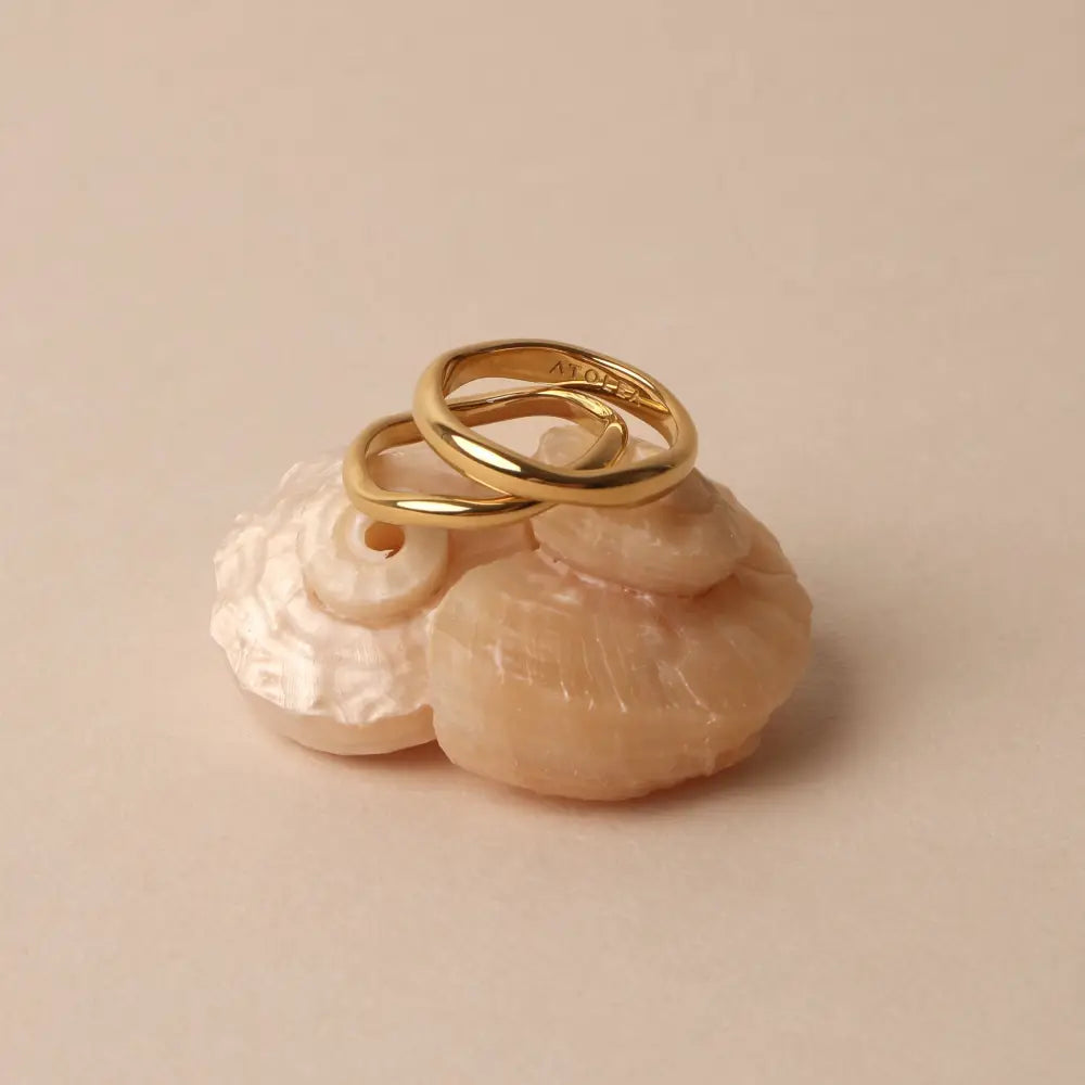 Gemini Stackable Rings - 14K Gold / 5 - Rings