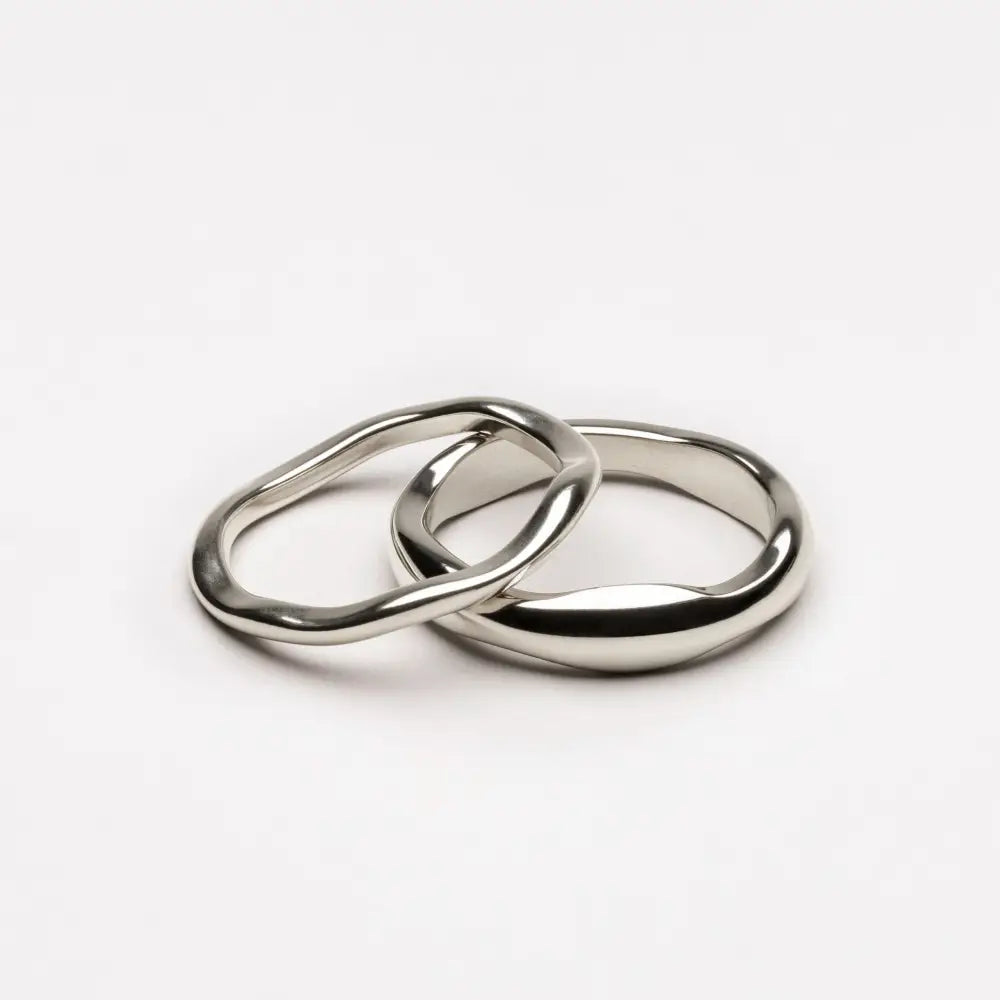 Gemini Stackable Rings - Silver / 5 - Rings