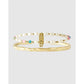 Gemstone Initial Bracelet Stack - B - Bracelets