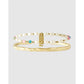 Gemstone Initial Bracelet Stack - Z - Bracelets