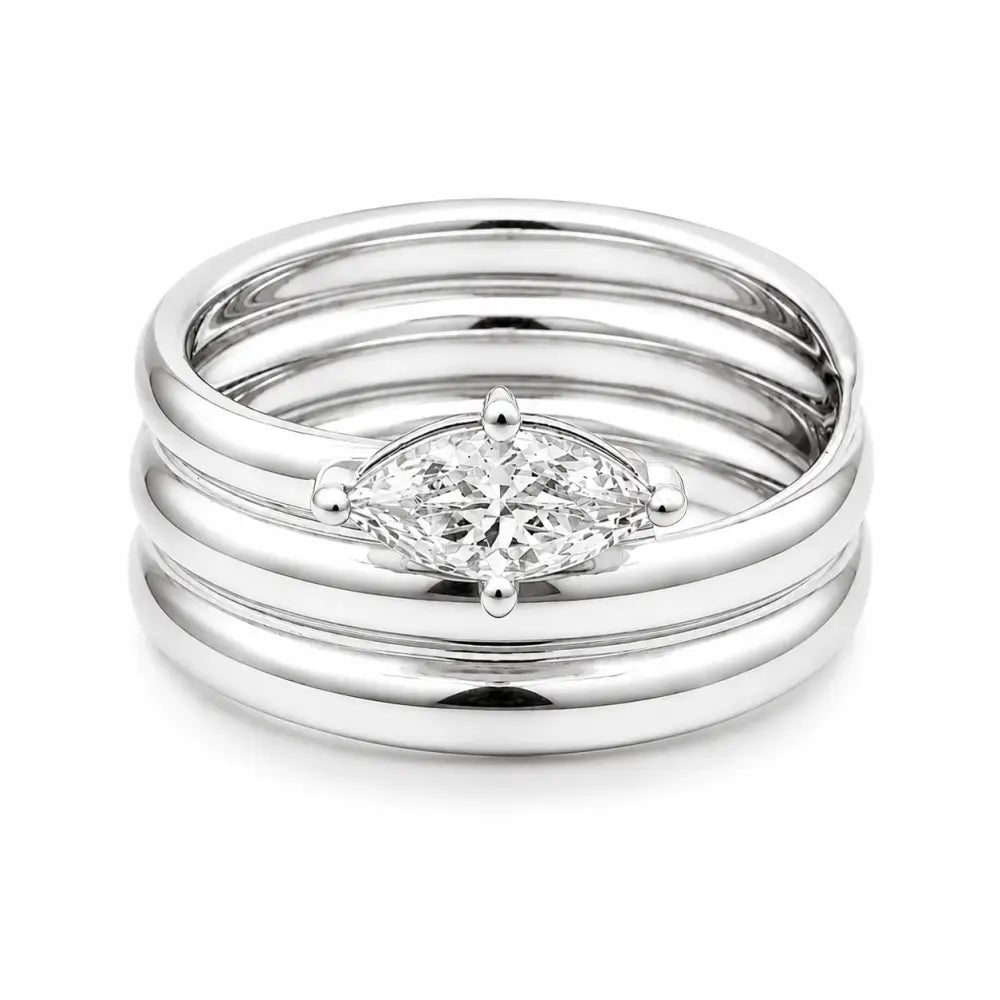 Geneva Ring - Silver / 6 - Rings