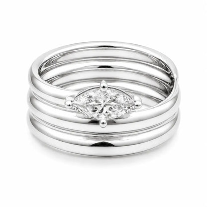 Geneva Ring - Silver / 6 - Rings