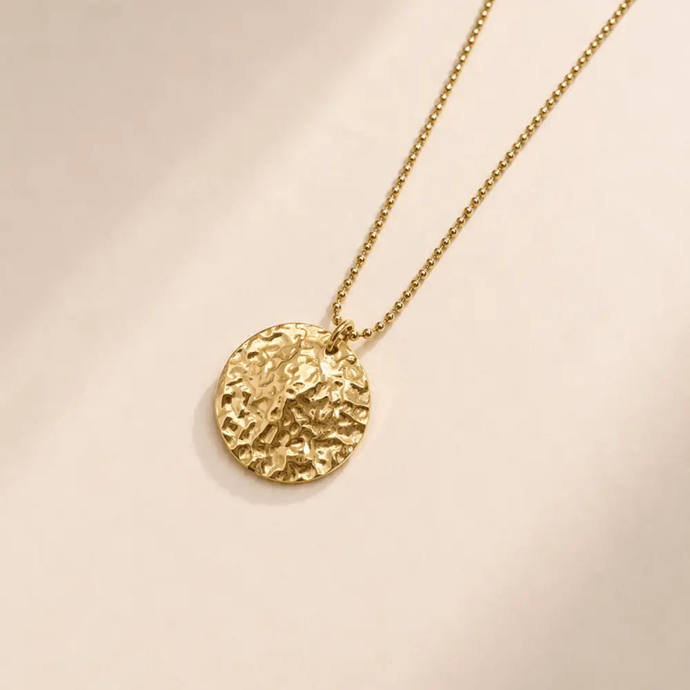 Genevieve Coin Necklace - Necklaces
