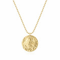 Genevieve Coin Necklace - Gold - Necklaces