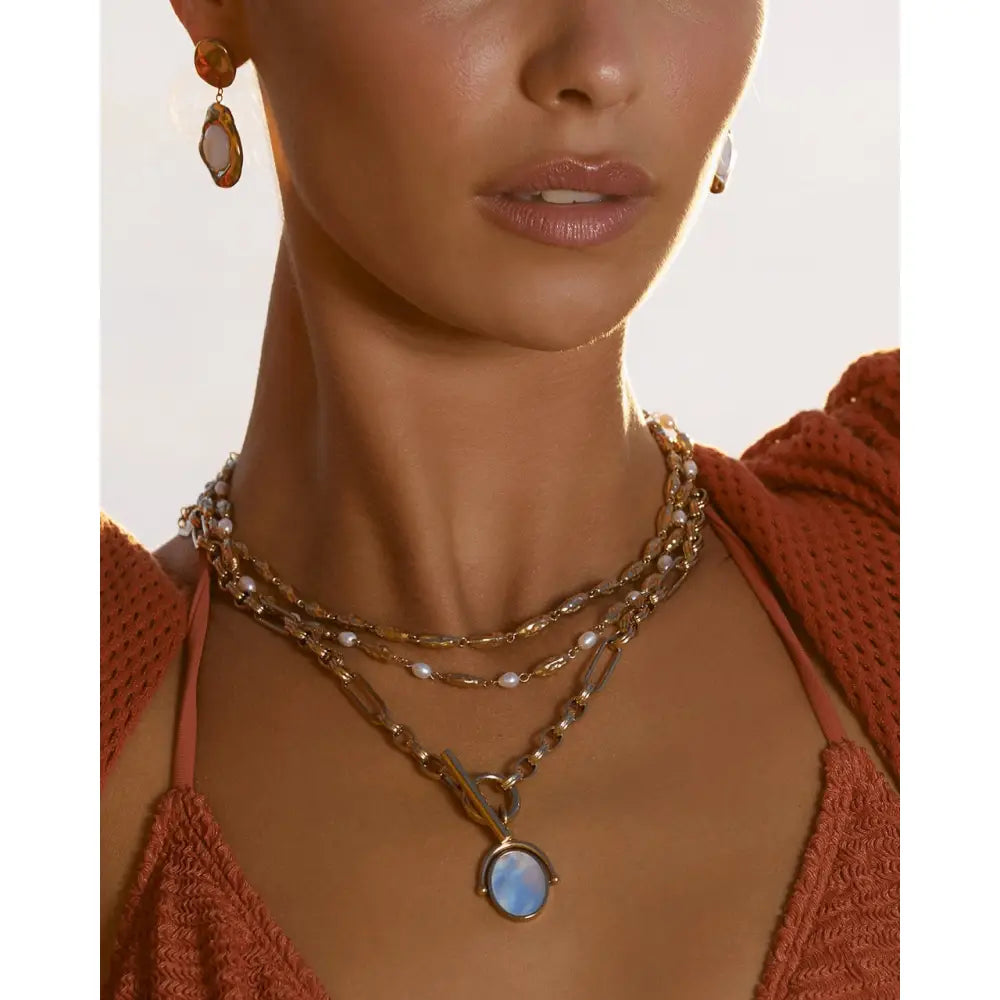 Gigi Gold Necklace - Gold - Necklaces