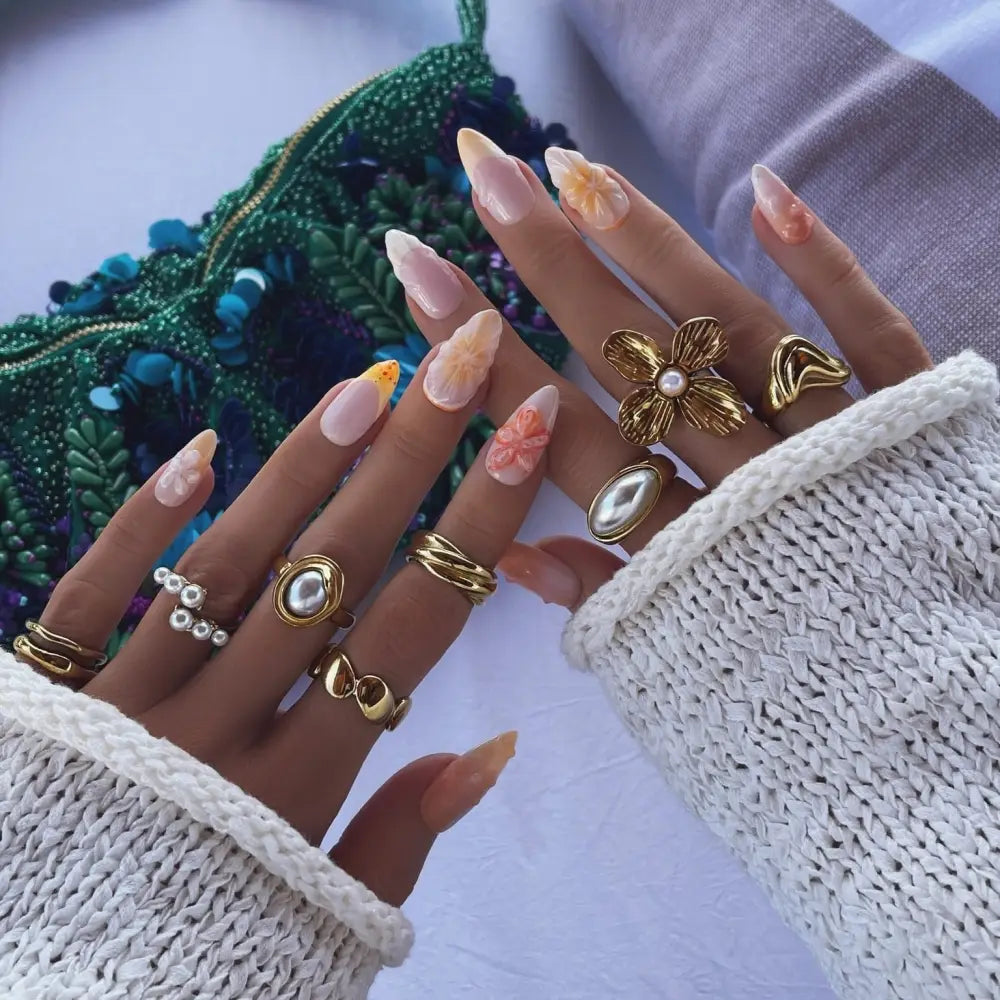 Glacier Pearl Ring - Rings