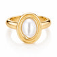 Glacier Pearl Ring - Gold / 6 - Rings