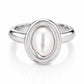 Glacier Pearl Ring - Silver / 6 - Rings