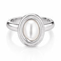 Glacier Pearl Ring - Silver / 6 - Rings