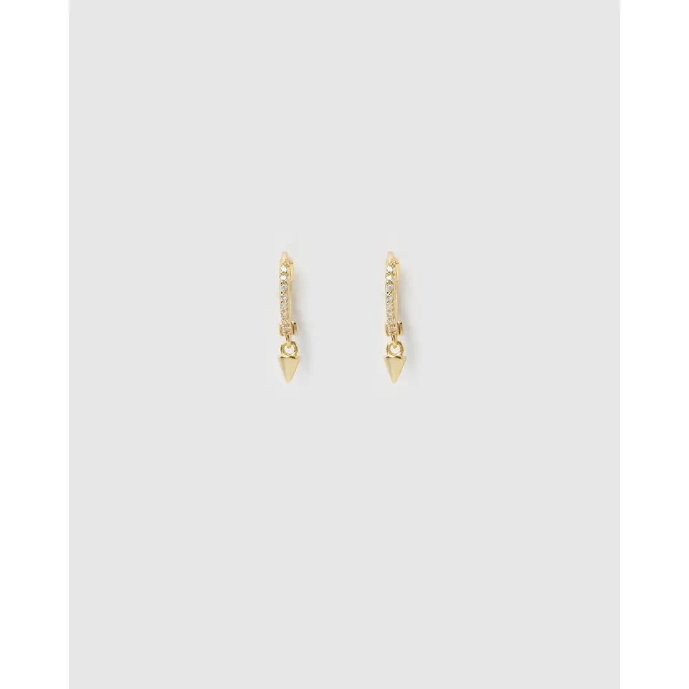 Glitter Stone Earring Stack - Earrings