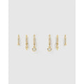 Glitter Stone Earring Stack - Earrings