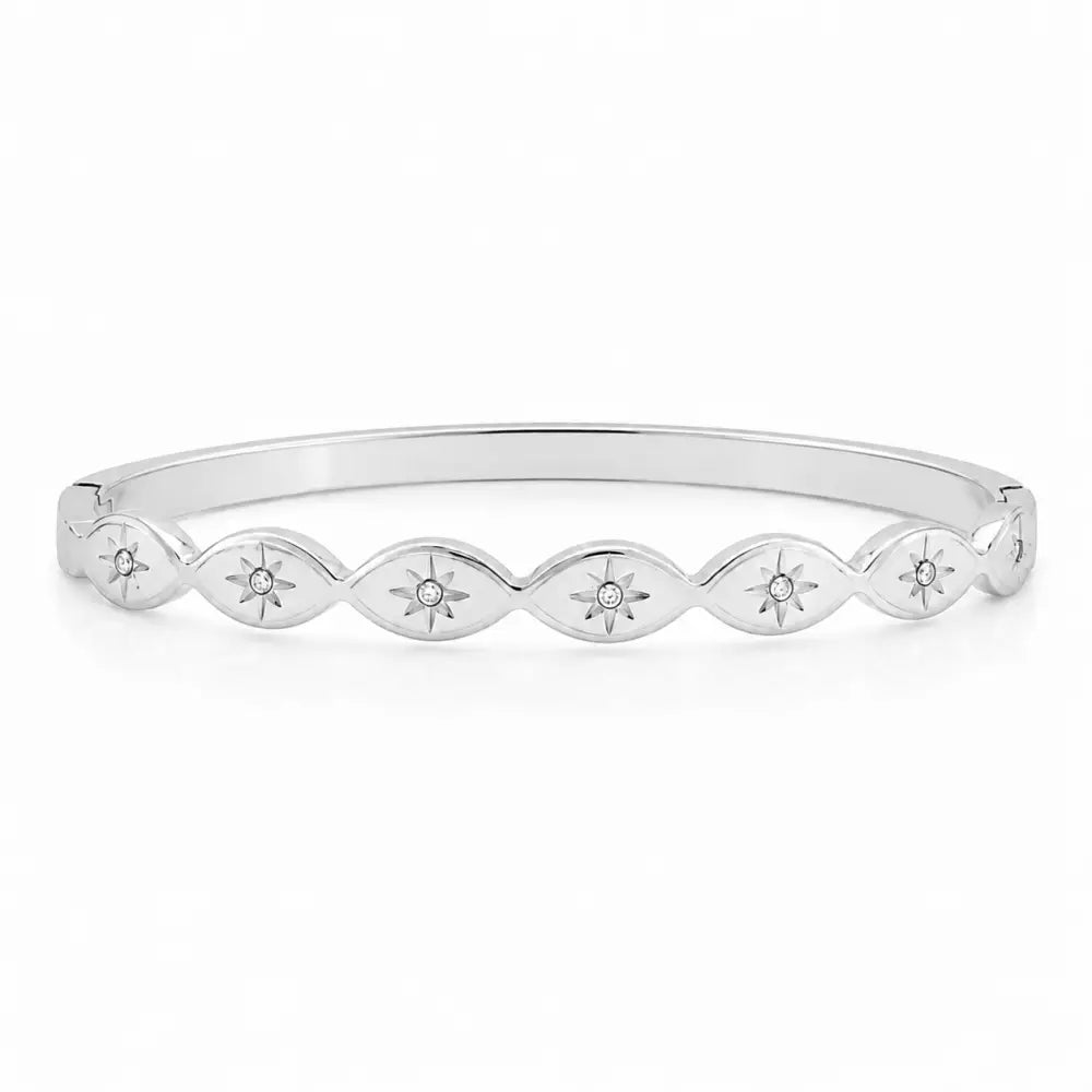 Glow Bangle Bracelet - Silver / Small - Bracelets