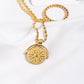 Golden Sun Necklace - Necklaces