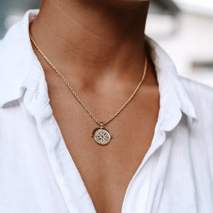 Golden Sun Necklace - Gold - Necklaces