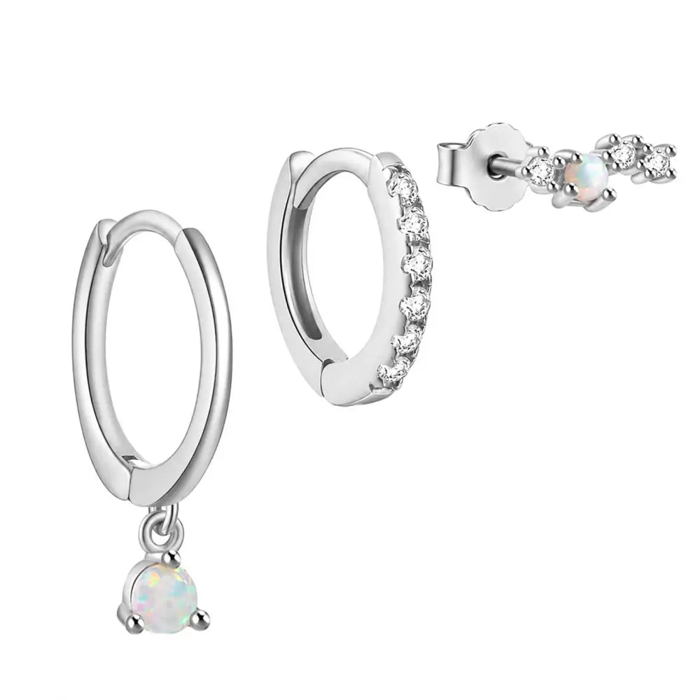 Grace Opal Earring Set - Earrings