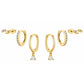 Grace Opal Earring Set - Gold - Earrings