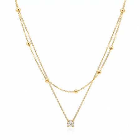 Gracie Layered Necklace - Gold - Necklaces