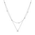 Gracie Layered Necklace - Silver - Necklaces