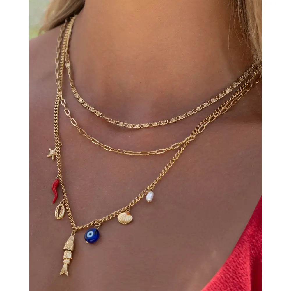 Granada Gold Necklace - Necklaces