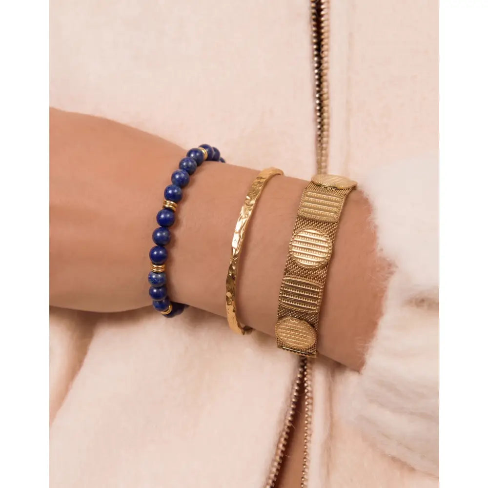 Hallelujah Lapis Lazuli Bracelet Stack - Bracelets
