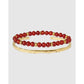 Hallelujah Red Agate Bracelet Stack - Bracelets