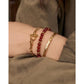 Hallelujah Red Agate Bracelet Stack - Bracelets
