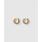 Hallie Stone Huggie Earrings - Earrings