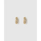 Hallie Stone Huggie Earrings - Earrings