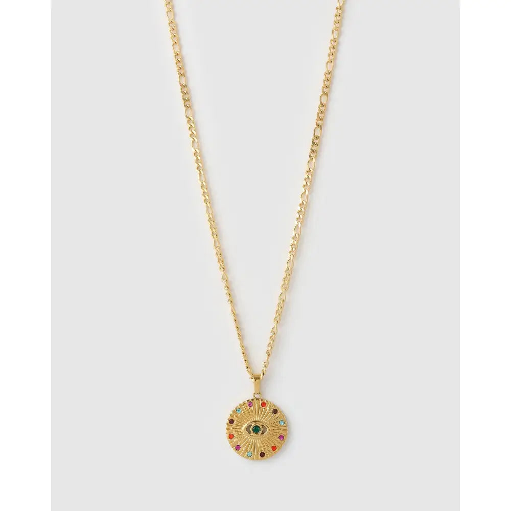 Halo Gold Necklace - Necklaces