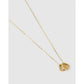 Heart To Heart Crushed Gold Necklace - Necklaces