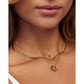 Heart To Heart Crushed Gold Necklace - Necklaces