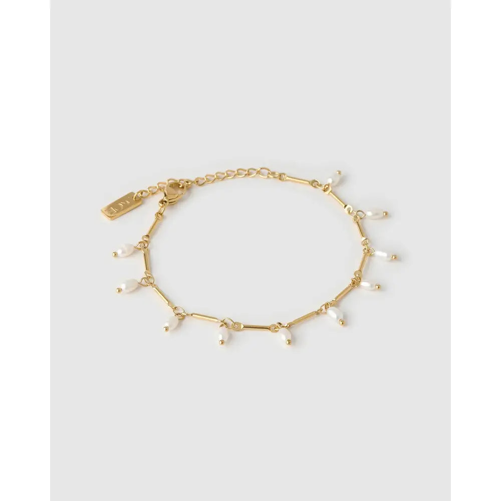 Heidi Pearl Gold Bracelet - Gold - Bracelets