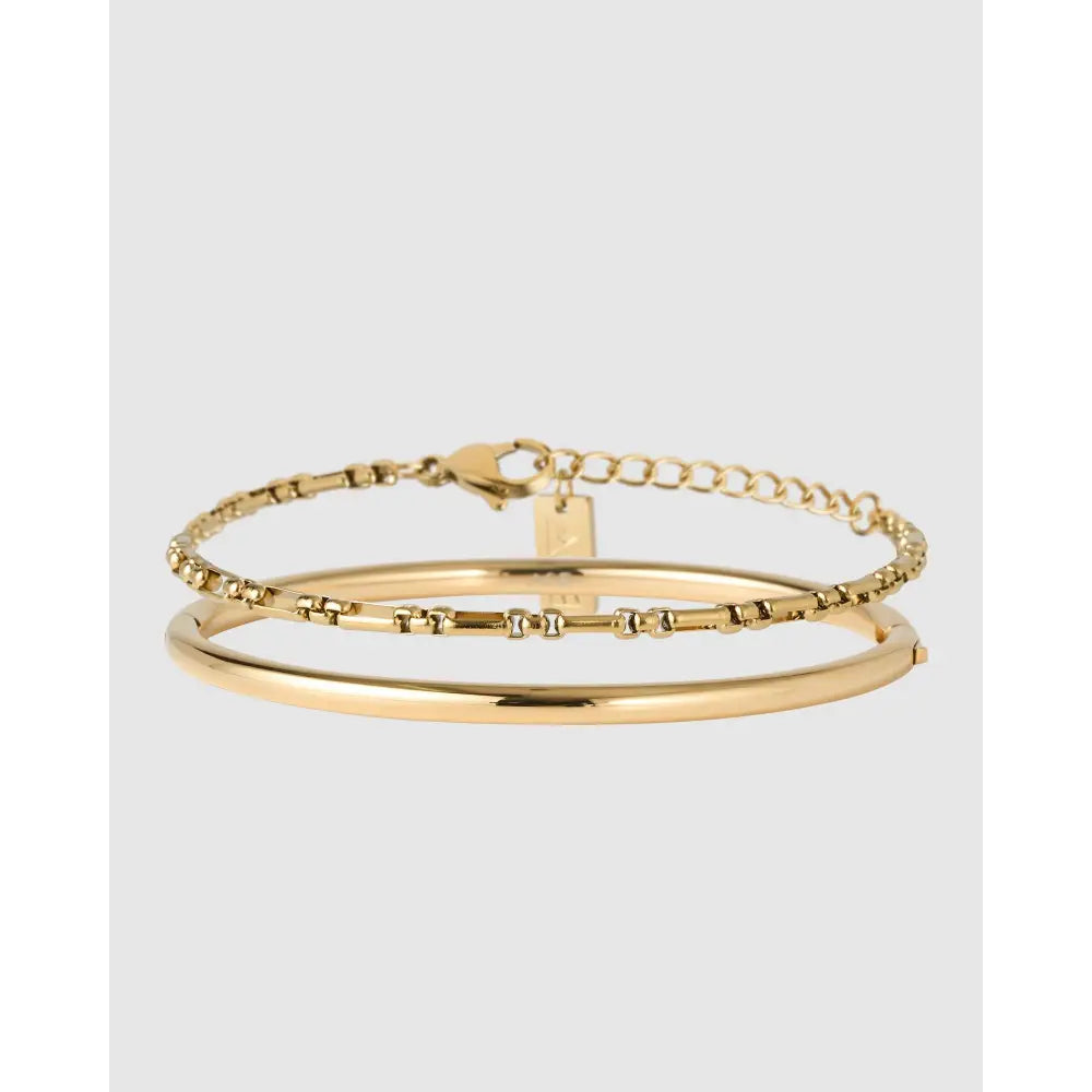 Heirloom Gold Bracelet Stack - Bracelets