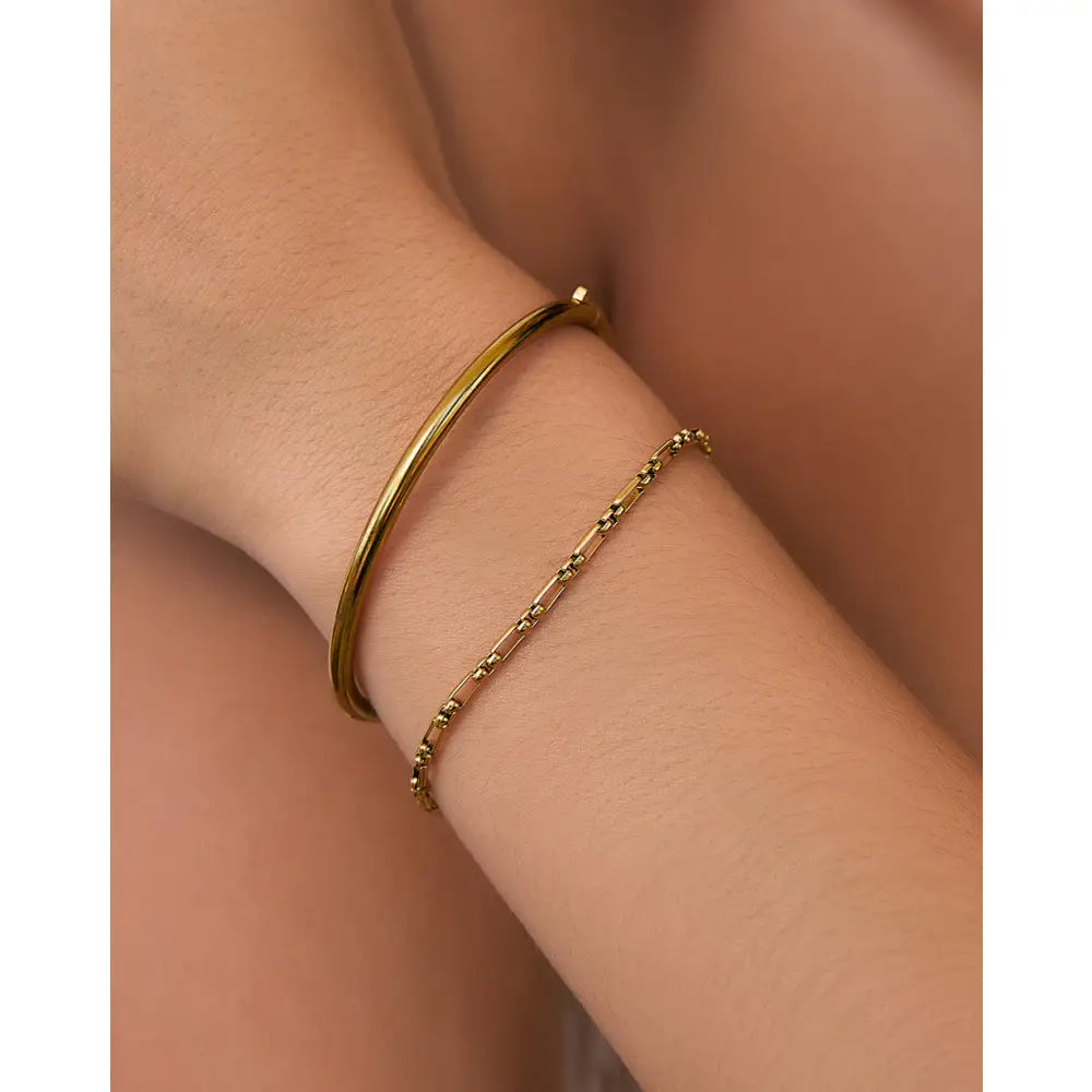 Heirloom Gold Bracelet Stack - Bracelets