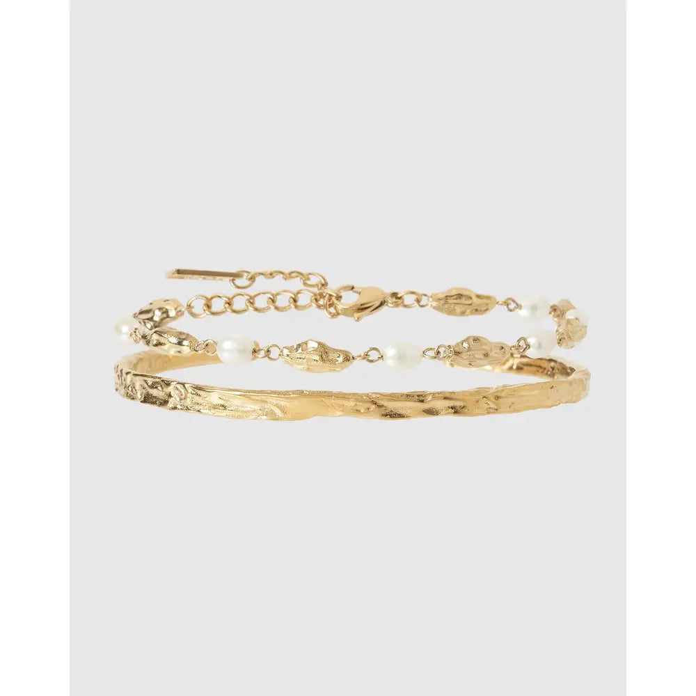 Helena Bracelet Stack - Gold - Bracelets