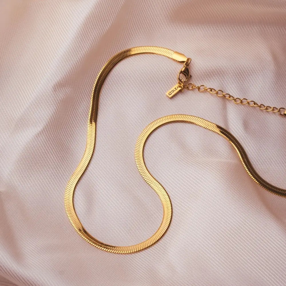 Herringbone Choker - Necklaces