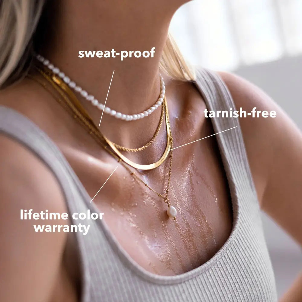 Herringbone Choker - Necklaces
