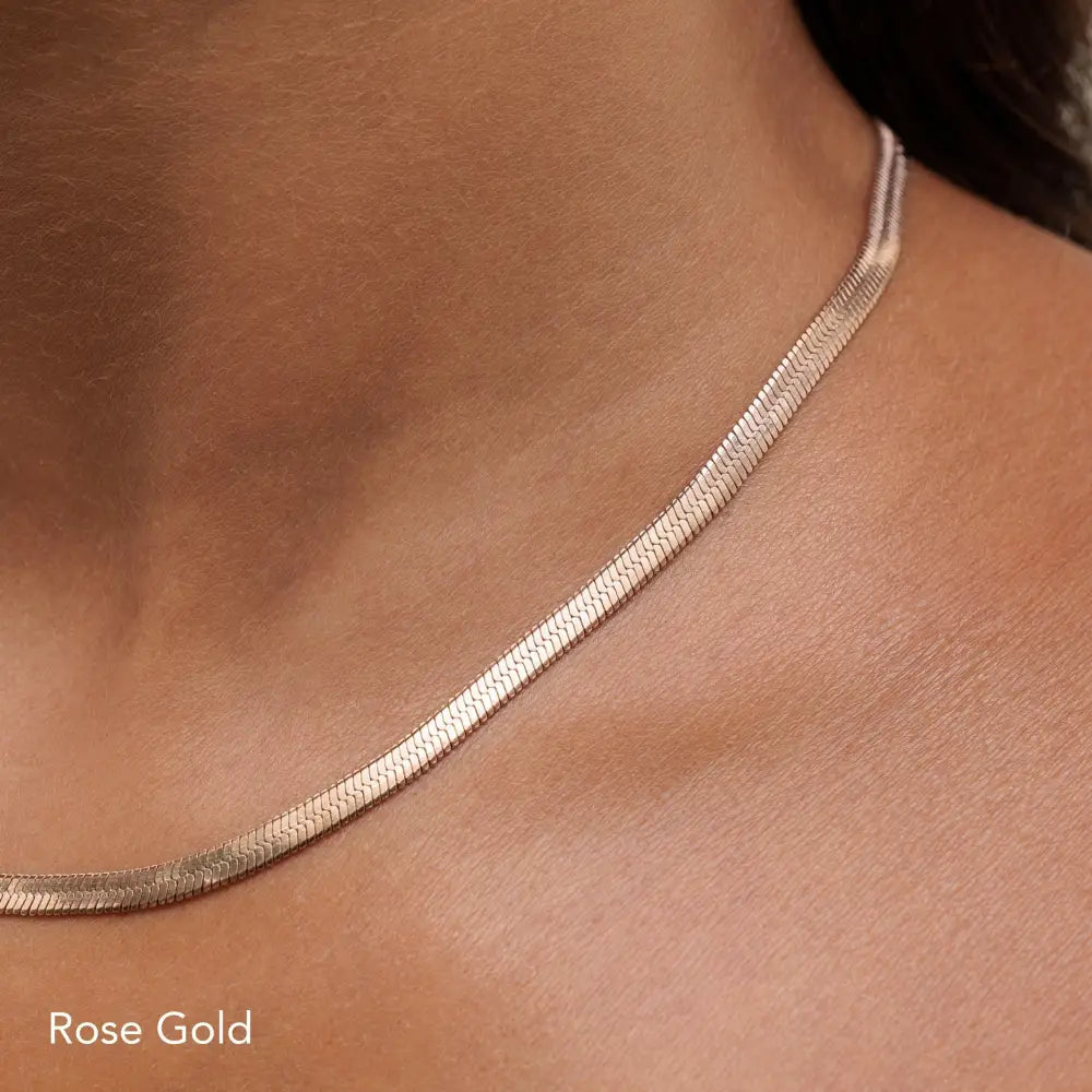 Herringbone Choker - Necklaces