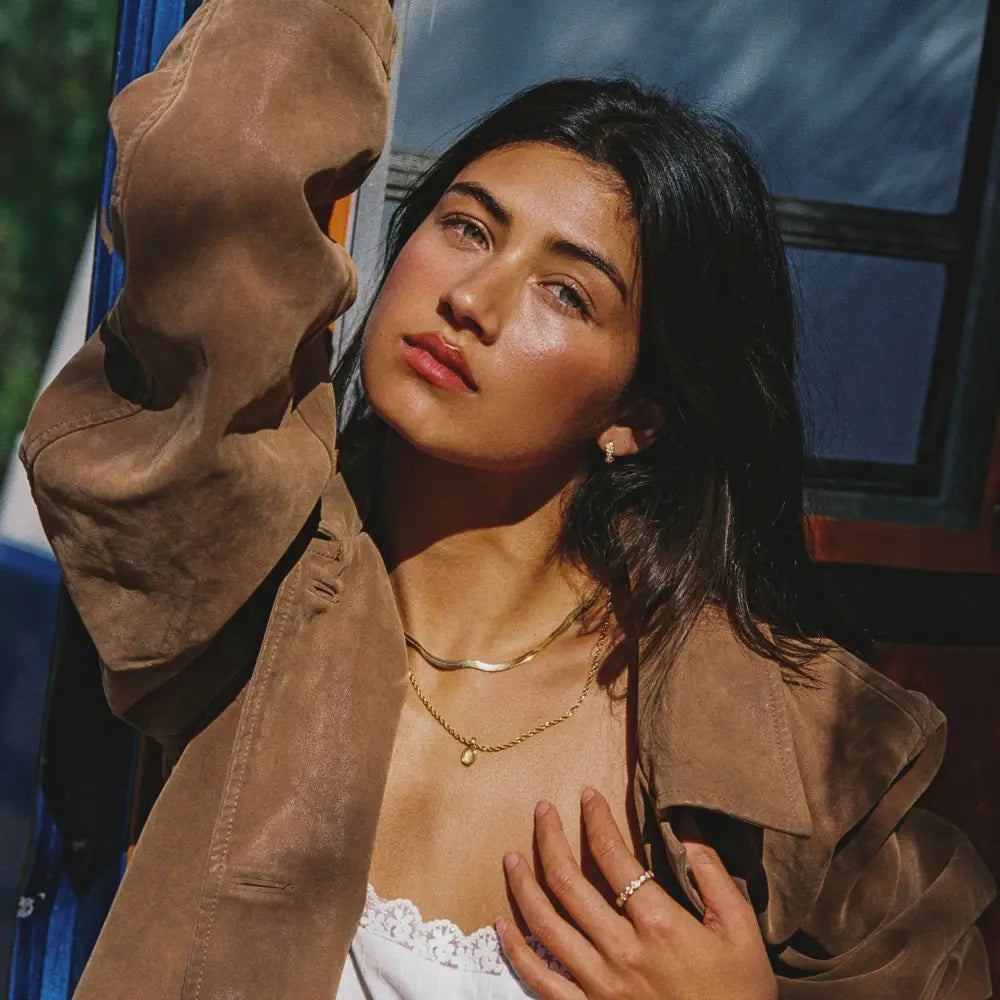 Herringbone Choker - Necklaces